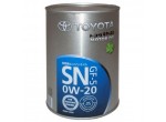 TOYOTA SN 0W20                         моторное масло для бензиновых двигателей (гидрокрекинг)